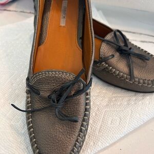 Geox Respira Women’s Bronze Leather Moccasin Loafers